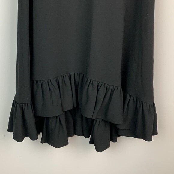 Iro women’s black sleeveless ruffle A-line size 40 US 8 - Picture 4 of 10